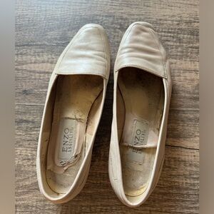 Leather flats